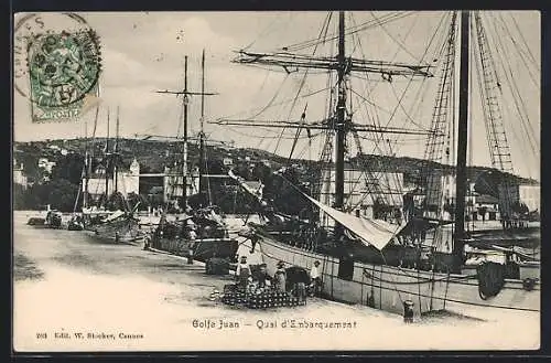 AK Golfe-Juan /A.-M., Quai D`Embarquement