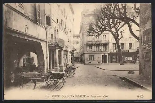 AK Grasse /A.-M., Place aux Aires