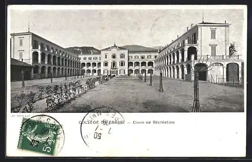 AK Grasse /A.-M., Le Collège, Cours de Récréation