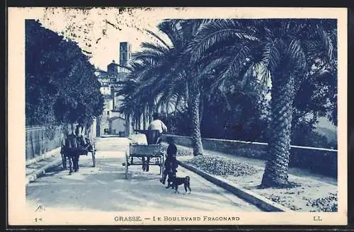 AK Grasse /A.-M., Le Boulevard Fragonard