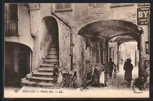 AK Menton /A.-M., Vieille Rue