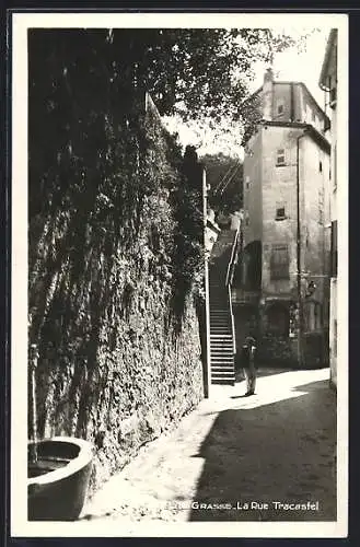 AK Grasse /Alpes-Maritimes, La Rue Tracastel