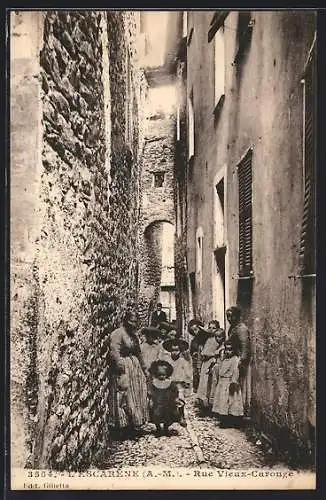 AK L`Escarène /Alpes-Maritimes, Rue Vieux-Carouge