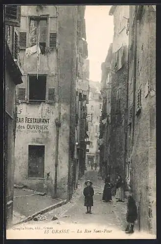 AK Grasse, La Rue Sans-Peur, Bar-Restaurant