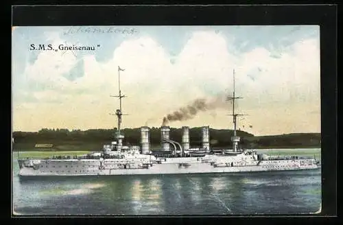 AK S. M. S. Gneisenau, Kriegsschiff, Ostasiengeschwader