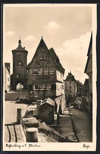 AK Rothenburg / Tauber, Plönlein