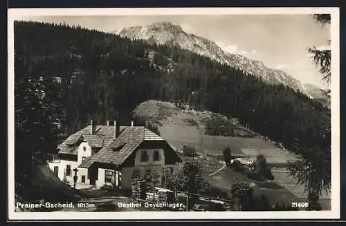 AK Prein, Gasthaus Geyschläger