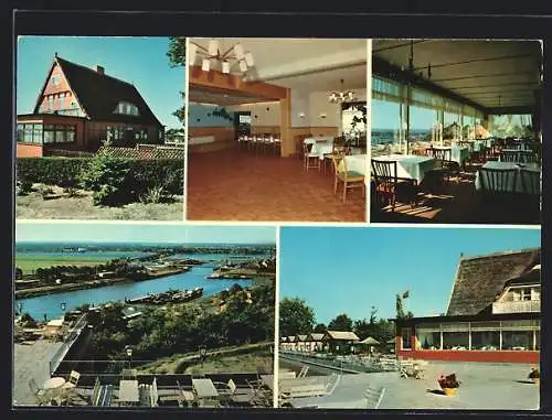 AK Lauenburg / Elbe, Hotel und Restaurant Zum Halbmond, Innenansichten