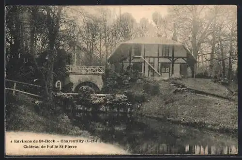 AK Charentilly /I.-et-L., Chateau de Poillé St-Pierre