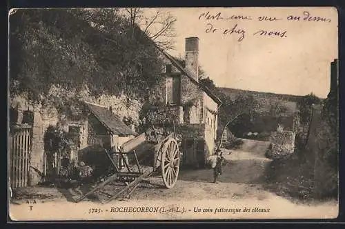 AK Rochecorbon /I.-et-L., Un coin pittoresque des coteauc