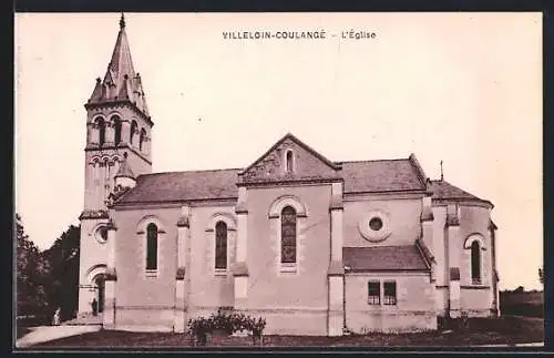 AK Villeloin-Coulangé /I.-et-L., L`Eglise