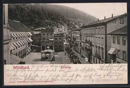 AK Wildbad / Schwarzwald, Das K. Bad Hotel am Kurplatz