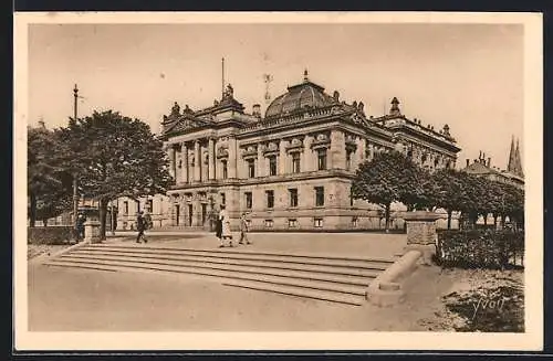 AK Strasbourg, La Bibliotheque Nationale et Universitaire