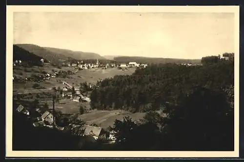 AK Wangenbourg, Ortsansicht mit Umgebung