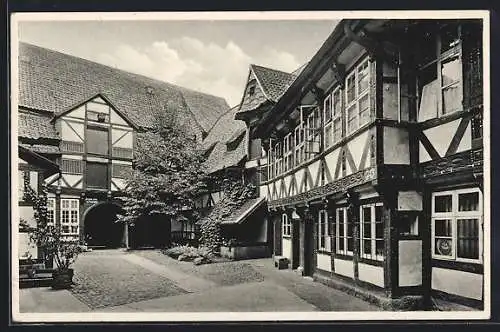 AK Braunschweig, Gasthof der Mumme-Brauerei, H. Nettelbeck, Com.-Ges., Hint. Brüdern 18