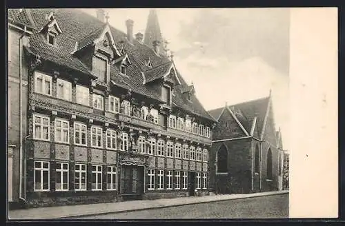 AK Braunschweig, Blick auf Herzoglisches Hofbrauhaus Carl Wolters & Co.