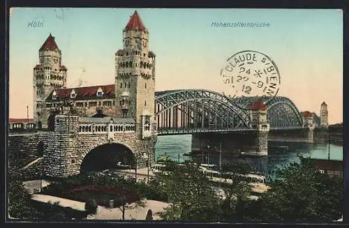 AK Köln, Hohenzollernbrücke