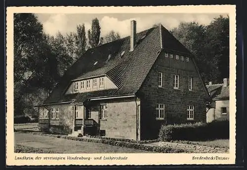 AK Bredenbeck /Deister, Landheim der vereinigten Hindenburg- und Lutherschule