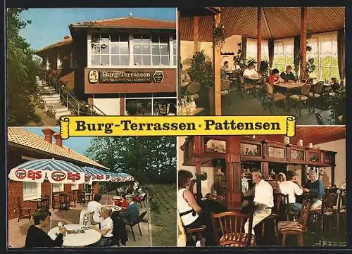 AK Pattensen / Leine, Restaurant Burg-Terrassen, Inh. Familie Lessing