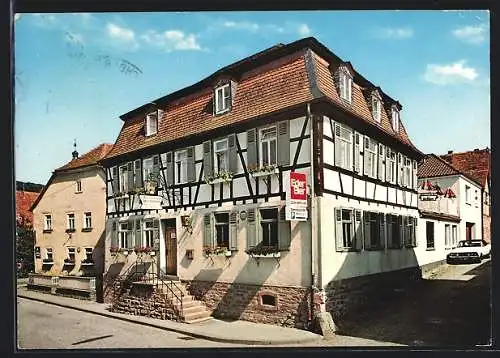 AK Mönchberg /Spessart, Gasthaus Pension Zum Hirschen, Inh. Rudolf Beyerle