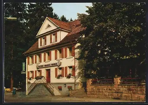 AK Oppenau /Schwarzwald, Gasthof-Restaurant Bruder, Bes. Familie Bruder-Frech