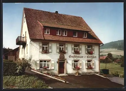 AK Oberwinden /Schwarzwald, Gasthaus zum Ochsen, Bes. Math. Wehrle