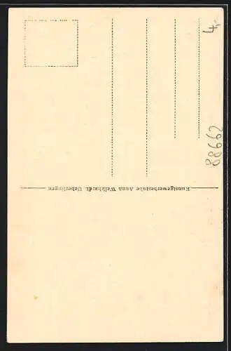 AK Überlingen / Bodensee, Luziensteig mit Münster