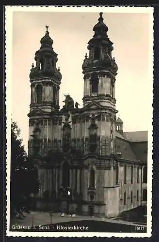 AK Grüssau i. Schl., Klosterkirche