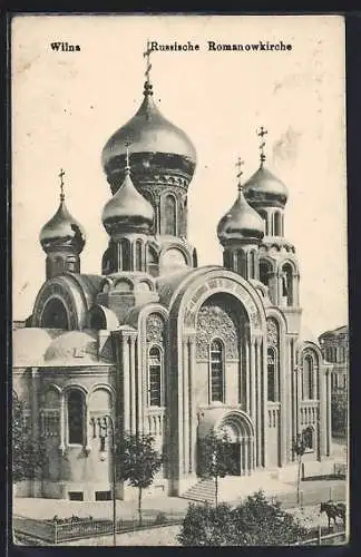 AK Wilna, Russische Romanowkirche