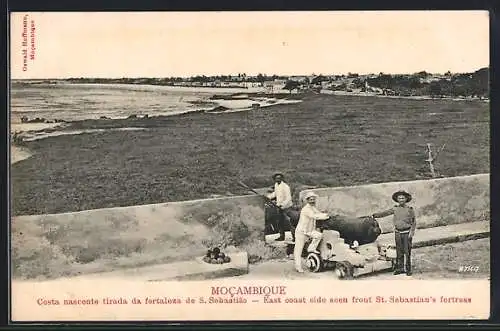 AK S. Sebastiao, Costa nascente tirada da fortaleza