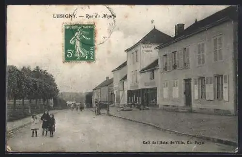 AK Lusigny, Rue du Moulin