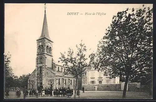 AK Doyet, Place de L`Eglise