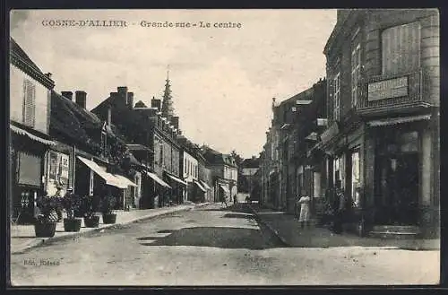 AK Cosne-d`Allier, Grande rue, Le centre