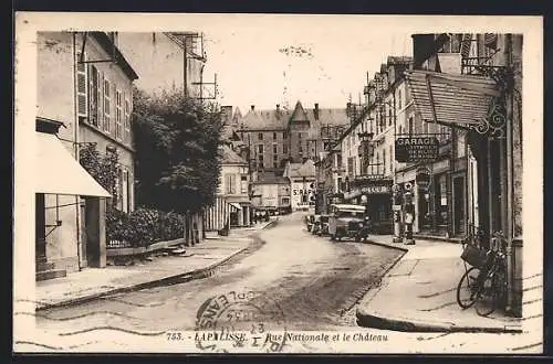 AK Lapalisse, Rue Nationale et le Chateau