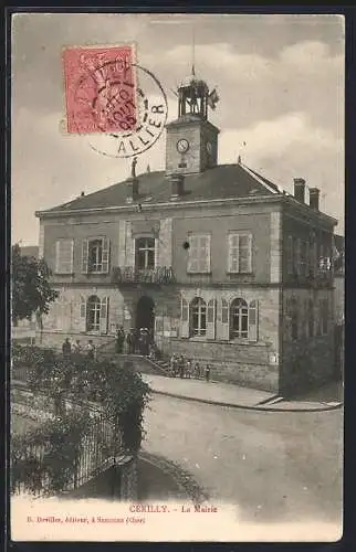 AK Cerilly, La Mairie