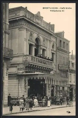 AK Montlucon /Allier, Café Riche