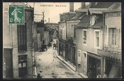 AK Lurcy-Lévy, Rue de Lévy