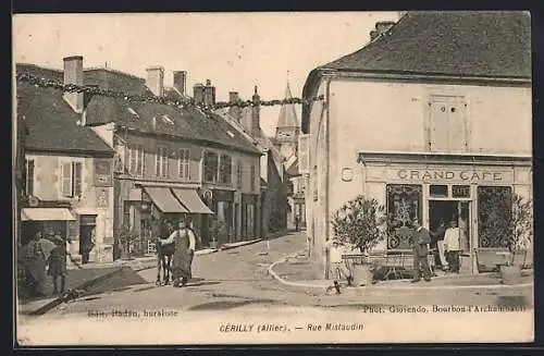 AK Cérilly /Allier, Rue Mistaudin