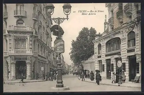 AK Vichy, Rue de Nimes, Hotel Astoria