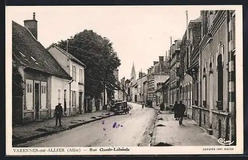 AK Varennes-sur-Allier, Rue Claude-Labonde