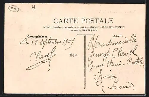 AK Vaumas, Route de Jaligny