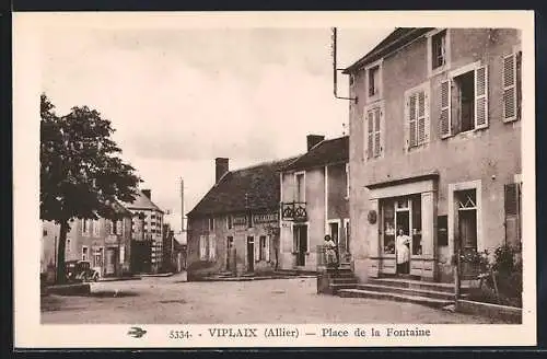 AK Viplaix, Place de la Fontaine