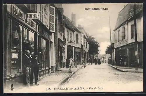 AK Varennes-sur-Allier, Rue de Paris