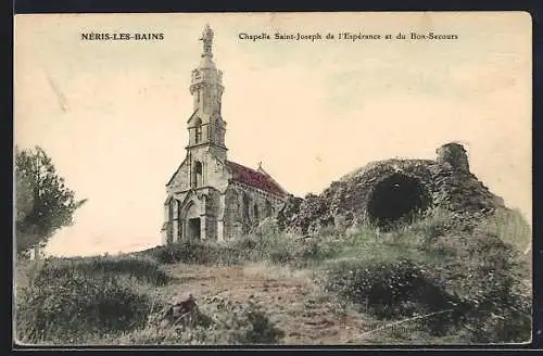 AK Néris-les-Bains, Chapelle Saint-Joseph de l`Espérance et du Bon-Secours