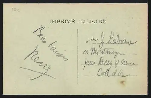 AK Neris-les-Bains, Route de Montlucon a Neris