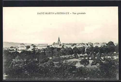 AK Saint-Martin-d`Estreaux, Vue générale