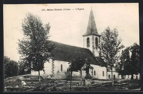 AK Saint-Palais /Allier, L`Eglise