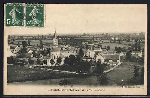 AK Saint-Bonnet-Troncais, Vue générale