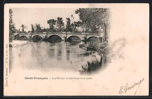 AK Saint-Pourcain, La Sioule, le barrage et le pont