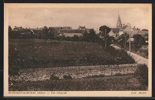 AK St-Priest-en-Murat /Allier, Vue Générale